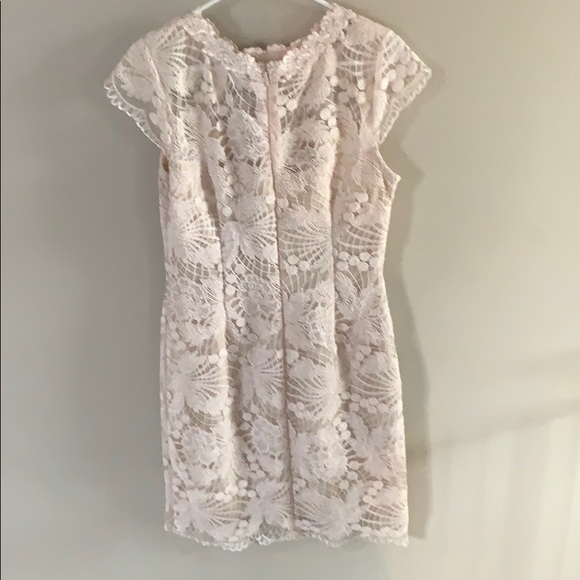 Blush/cream lace dress - Picture 2 of 2